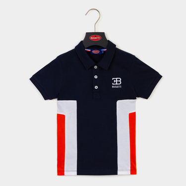 Playera polo para niño y adolescente Bugatti